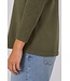 Freequent FQJONE dames pullover Olive Night met 3/4-mouwen en losse pasvorm