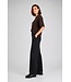 Freequent FQNANNI damesbroek Black met hoge taille en wijde pijpen
