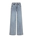 Freequent FQLOPEZ damesjeans Light Blue Denim met push-up effect en wijde pijpen