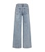 Freequent FQLOPEZ damesjeans Light Blue Denim met push-up effect en wijde pijpen
