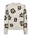 Freequent FQALPI damespullover Moonbeam met bruine bloemenprint en zachte knit