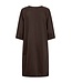 Freequent FQSANNI Dress Mole – Dames midi jurk in A-lijn