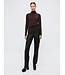 Object OBJTHESS Rollneck Pullover Seal Brown – Dames trui met rolkraag