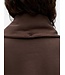 Object OBJARINA OZ Tie Sweatshirt Seal Brown – Dames sweater met sjaal