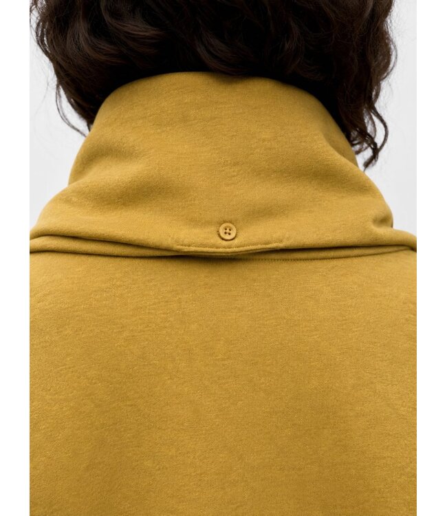 Object OBJARINA OZ Tie Sweatshirt Fennel Seed – Dames sweater met afneembare sjaal
