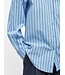 Object OBJTUTTA Shirt Little Boy Blue/Seal Brown – Loose Fit Gestreepte Blouse