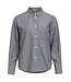 Object OBJZILA RE Shirt Black White – Gestreepte Blouse met Relaxed Fit