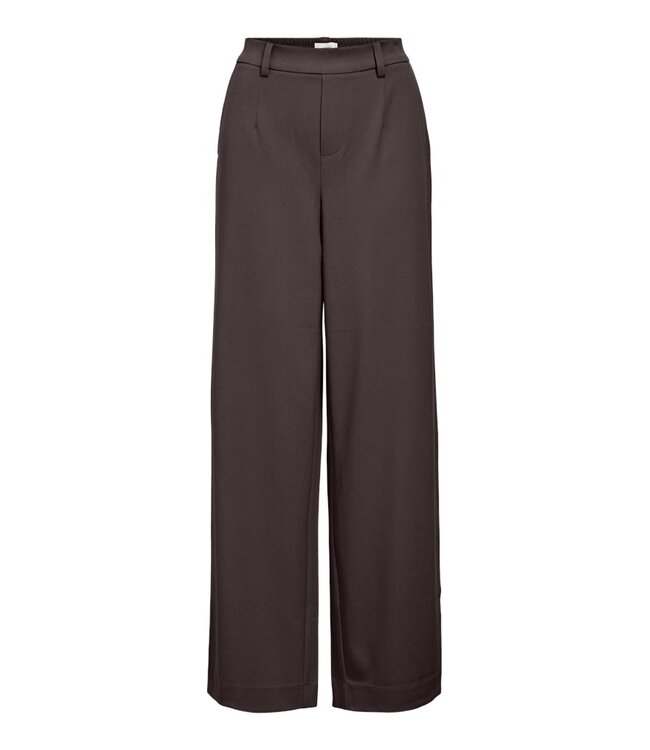 Object OBJECT OBJLISA Wide Pant Seal Brown – Bruine Wide Leg Damesbroek