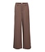 Object OBJLISA Wide Pant Morel – Dames broek met wijde pijpen
