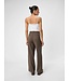 Object OBJLISA Wide Pant Morel – Dames broek met wijde pijpen