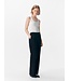 Object OBJLISA Straight Pant Black – Dames broek met rechte pijpen