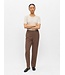 Object OBJLISA Straight Pant Carafe Melange – Dames broek met rechte pijpen