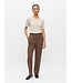 Object OBJLISA Straight Pant Carafe Melange – Dames broek met rechte pijpen