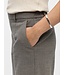 Object OBJLISA Wide Pant AOP Grey Thin Beige – Dames broek met wijde pijpen