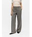 Object OBJLISA Wide Pant AOP Grey Thin Beige – Dames broek met wijde pijpen