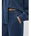 Object OBJFRAME Lisa Wide Pant Dark Blue Denim Rinse Wash – Dames broek met wijde pijpen