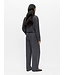 Object OBJFRAME Lisa Wide Pant Black Washed – Dames wide leg broek in denim look