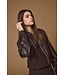 JDY JDYABBY Faux Leather Jacket Chocolate Torte – Bruine dames jas van imitatieleer