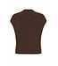b.young BYMILLERS Button Vest Java Melange – Gebreid Damesvest met Knopen