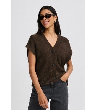 b.young BYMILLERS Button Vest - Java Melange