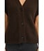 b.young BYMILLERS Button Vest Java Melange – Gebreid Damesvest met Knopen