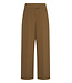 b.young BYDENOA Wide Pants Sepia – Damesbroek met Hoge Taille & Wijde Pijpen