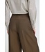 b.young BYDANTA Long Shorts Dames Sepia Melange – Lange Bermuda met Wijde Pijpen