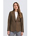 b.young BYDANTA CL Blazer 2 Sepia Melange – Elegante damesblazer met reverskraag