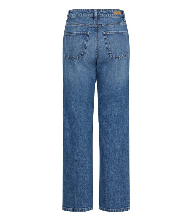 b.young BYKAJANE Straight Jeans Mid Blue Denim – Damesjeans met rechte pijpen