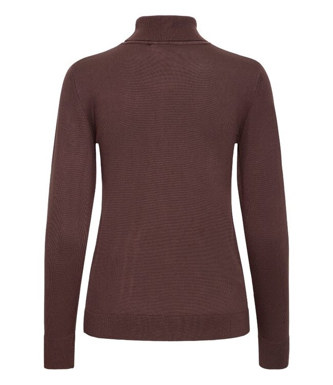 b.young BYMMORLA Rollneck Java – Dames coltrui met slim fit