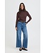 b.young BYMMORLA Rollneck Java – Dames coltrui met slim fit