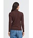 b.young BYMMORLA Rollneck Java – Dames coltrui met slim fit