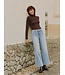 b.young BYMMORLA Rollneck Java – Dames coltrui met slim fit