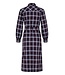 b.young BYFLANNY Shirt Dress Fig Check – Geruite katoenen midi hemdjurk