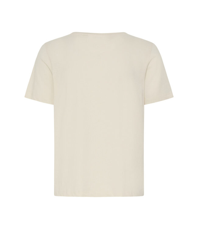b.young BYSOBBE Printed T-Shirt Birch – Dames T-shirt met grafische print