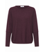 b.young BYMMORLA Bat Jumper Fig – Dames trui met vleermuismouwen