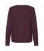 b.young BYMMORLA Bat Jumper Fig – Dames trui met vleermuismouwen
