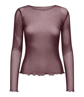 JDY JDYELSA New Life O-Neck Top - Huckleberry
