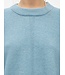 Object OBJJUNO O-Neck Pullover Blue Shadow – Dames gebreide trui loose fit