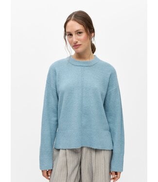 Object OBJJUNO O-Neck Pullover - Blue Shadow