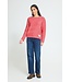 ICHI IHSARISA Pullover Fruit Dove – Dames bouclé trui relaxed fit