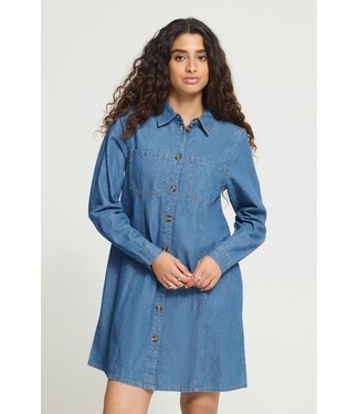 ICHI IHARCHER Dress 4 - Washed Medium Blue