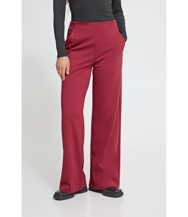 ICHI IHKATE Wide Pant 2 Rhododendron – Dames wide leg pantalon