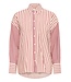 ICHI IHLOURI Shirt Rhododendron/White Stripe – Gestreepte damesblouse