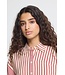 ICHI IHLOURI Shirt Rhododendron/White Stripe – Gestreepte damesblouse