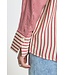 ICHI IHLOURI Shirt Rhododendron/White Stripe – Gestreepte damesblouse