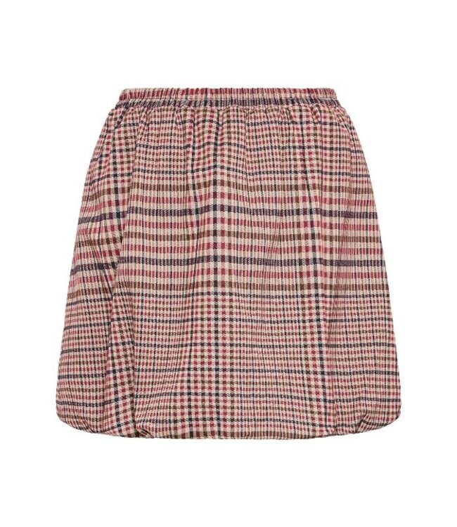 ICHI IHKATE Checkit Skirt Big Check – Geruite damesrok met plooien