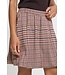 ICHI IHKATE Checkit Skirt Big Check – Geruite damesrok met plooien