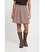 ICHI IHKATE Checkit Skirt Big Check – Geruite damesrok met plooien