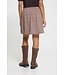 ICHI IHKATE Checkit Skirt Big Check – Geruite damesrok met plooien
